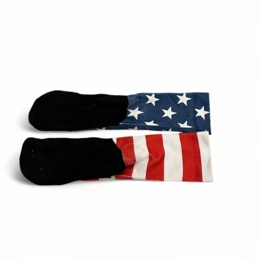 American Flag Socks - Athletic - Men’s Size 5-10 S/M